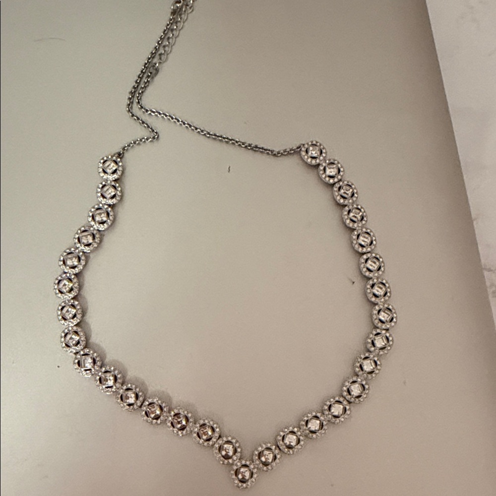 Swarovski Silver Crystal Necklace